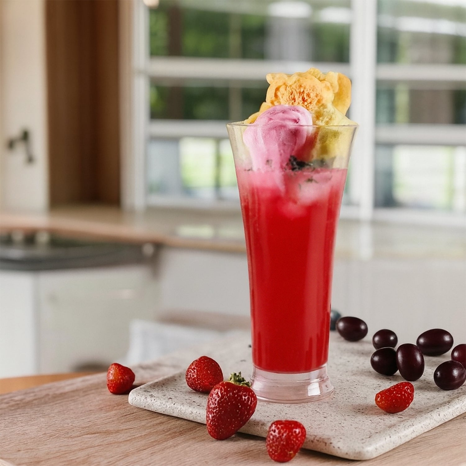 Supermom Plastic Faluda Matt Glass Set (300ML / 6 Pc) Supermom Plastic Faluda Matt Glass Set (300ML / 6 Pc)